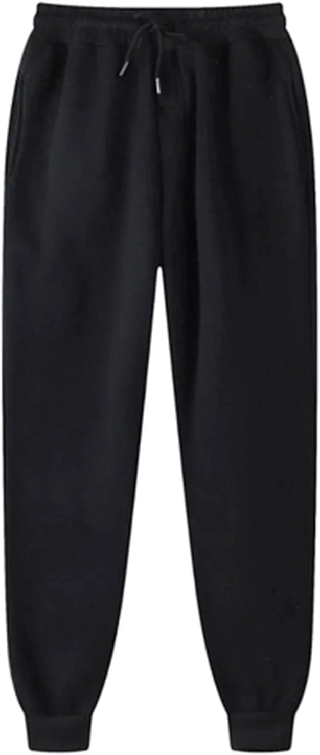 Fleece Lined Pants Women High Waisted Sweatpants Plus Size Baggy Cargo Joggers Winter Thermal Pant Thick Running Pant