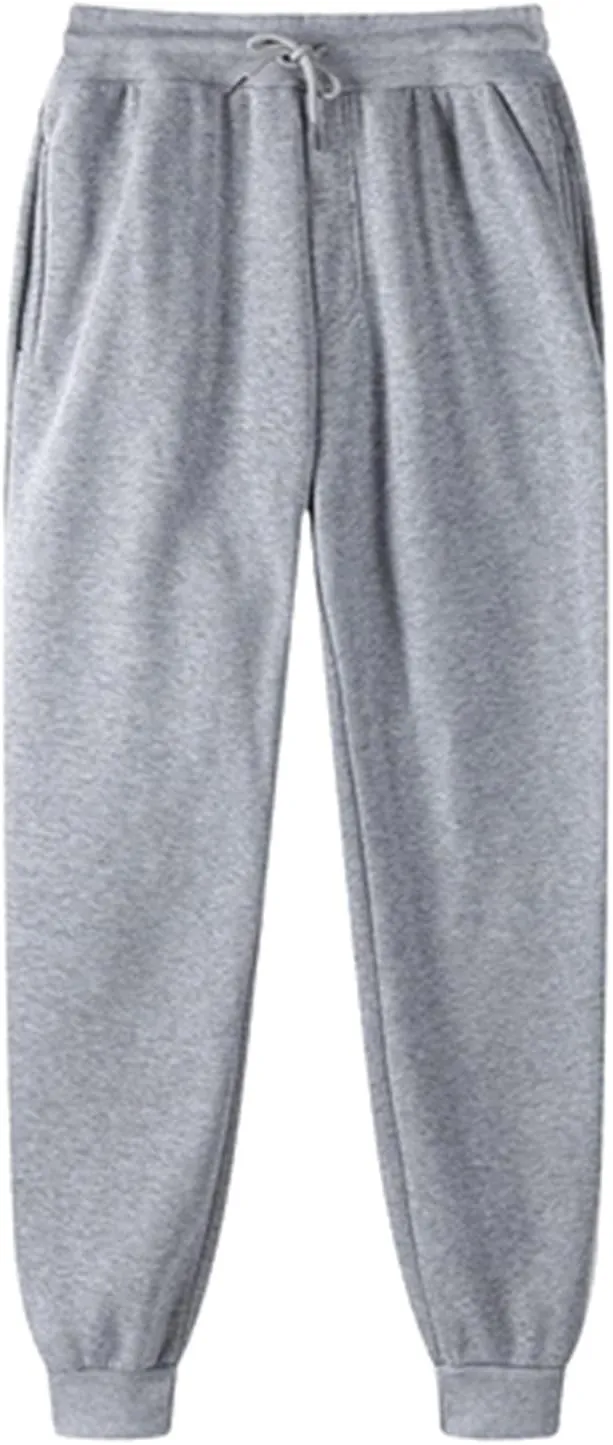 Fleece Lined Pants Women High Waisted Sweatpants Plus Size Baggy Cargo Joggers Winter Thermal Pant Thick Running Pant