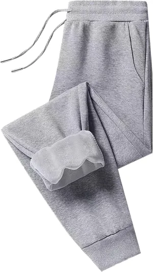 Fleece Lined Sweatpants Women Joggers for Women Casual Pants High Waisted Thermal Winter Warm Pants for Straight