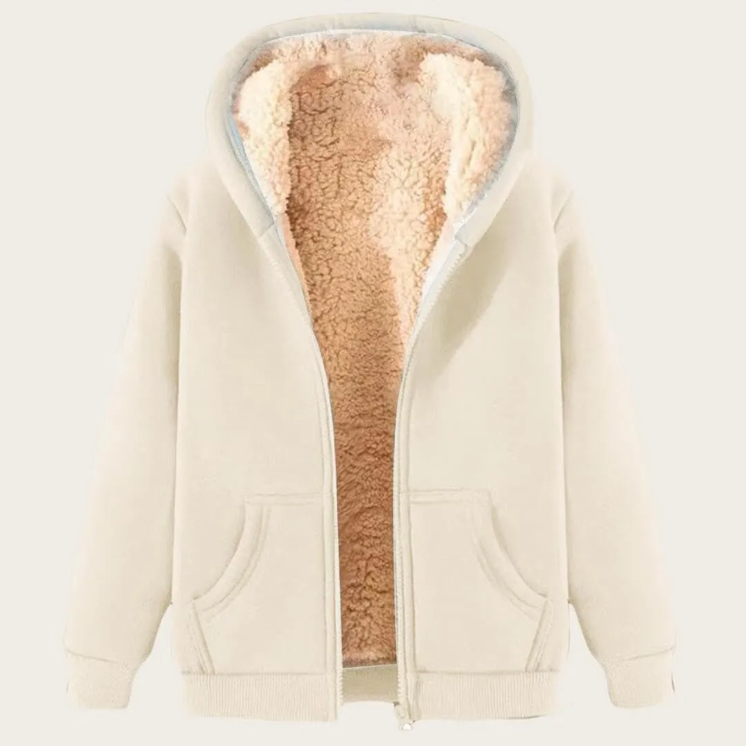 FMCHICO Fleece Lined Jackets for Men Winter Coats Fashion Zip Up Hoodies Sweatshirts Warm Sherpa Cardigan