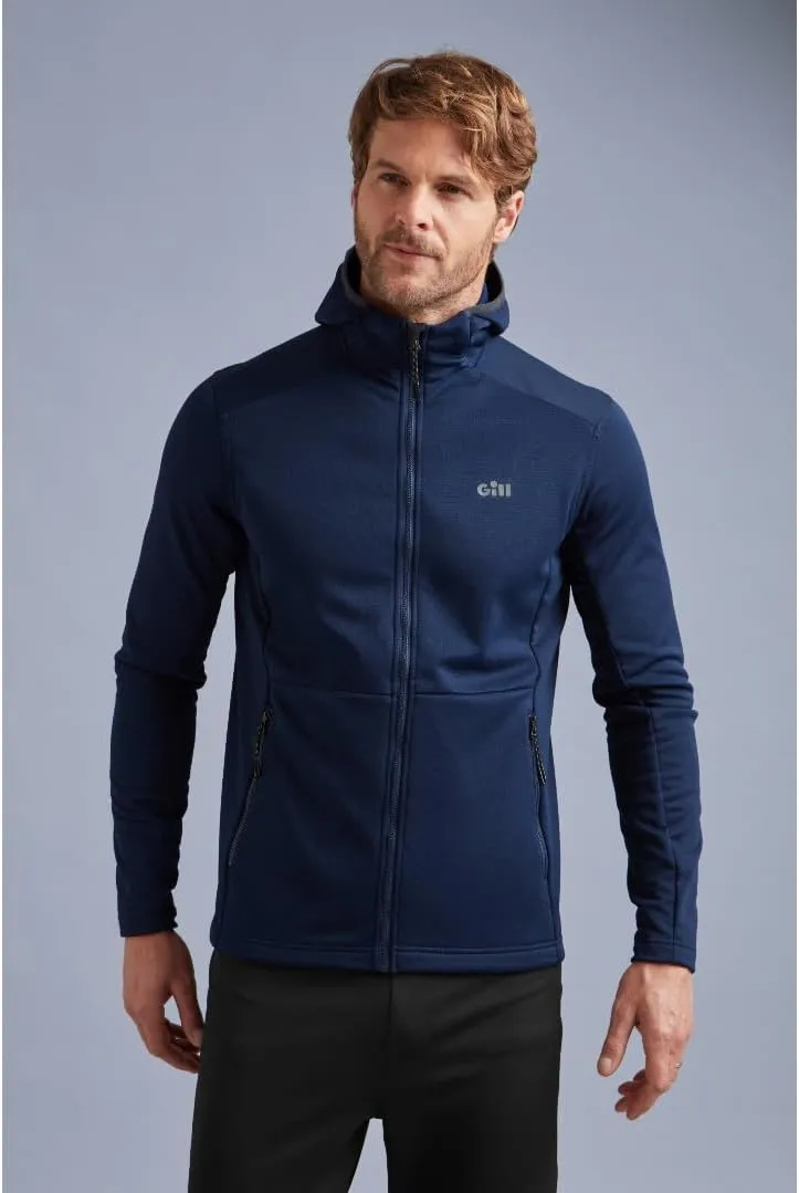 Gill Mens Quest Full Zip Hoodie - Thermal, Breathable & Moisture Wicking