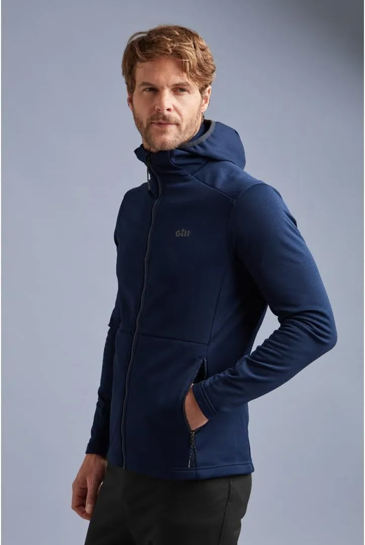 Gill Mens Quest Full Zip Hoodie - Thermal, Breathable & Moisture Wicking