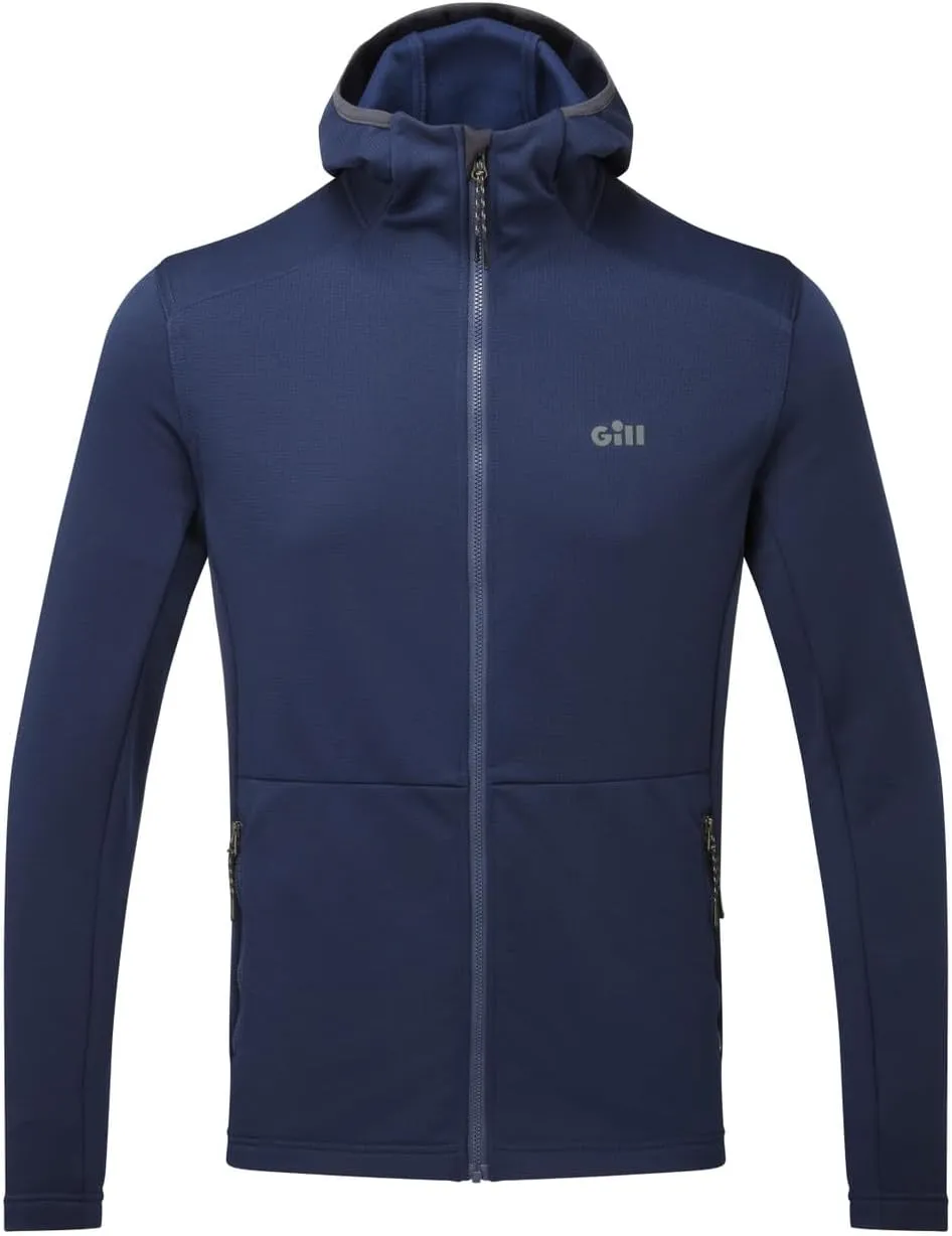 Gill Mens Quest Full Zip Hoodie - Thermal, Breathable & Moisture Wicking
