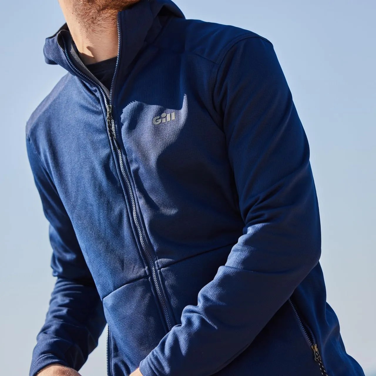 Gill Mens Quest Full Zip Hoodie - Thermal, Breathable & Moisture Wicking
