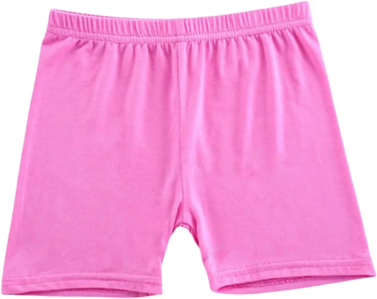 Girls Dance Shorts Breathable Bik𝐞 Shorts for Sports Play Underdress Kids Toddler Cartwheel Biker Short