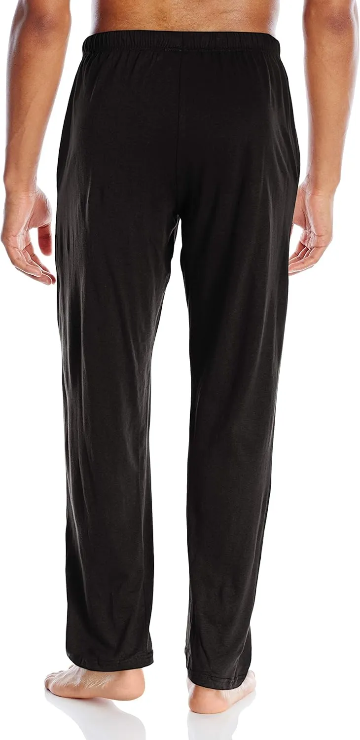 Hanes Men's Solid Knit Sleep Pant with Pockets and Drawstring