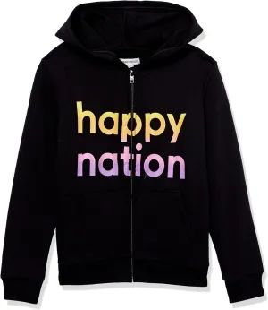 Happy Nation Men's Full Zip Hoodie Sweatshirt