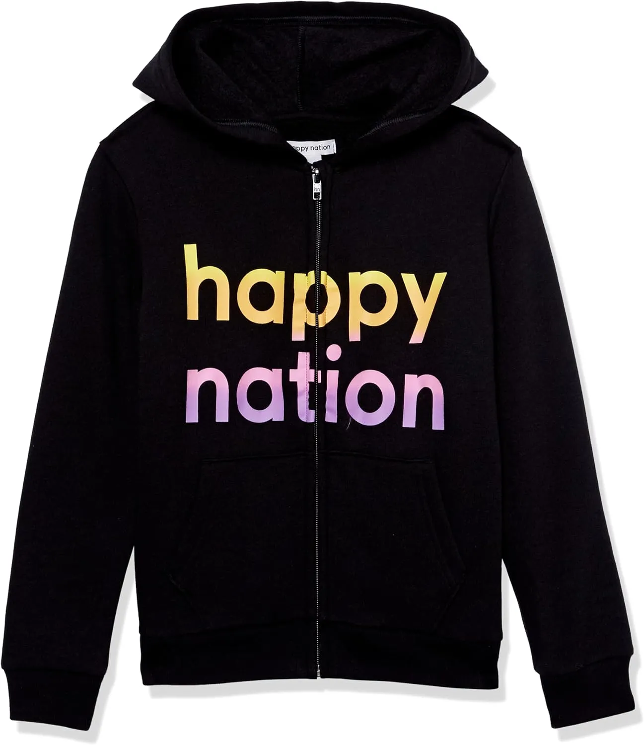 Happy Nation Men's Full Zip Hoodie Sweatshirt