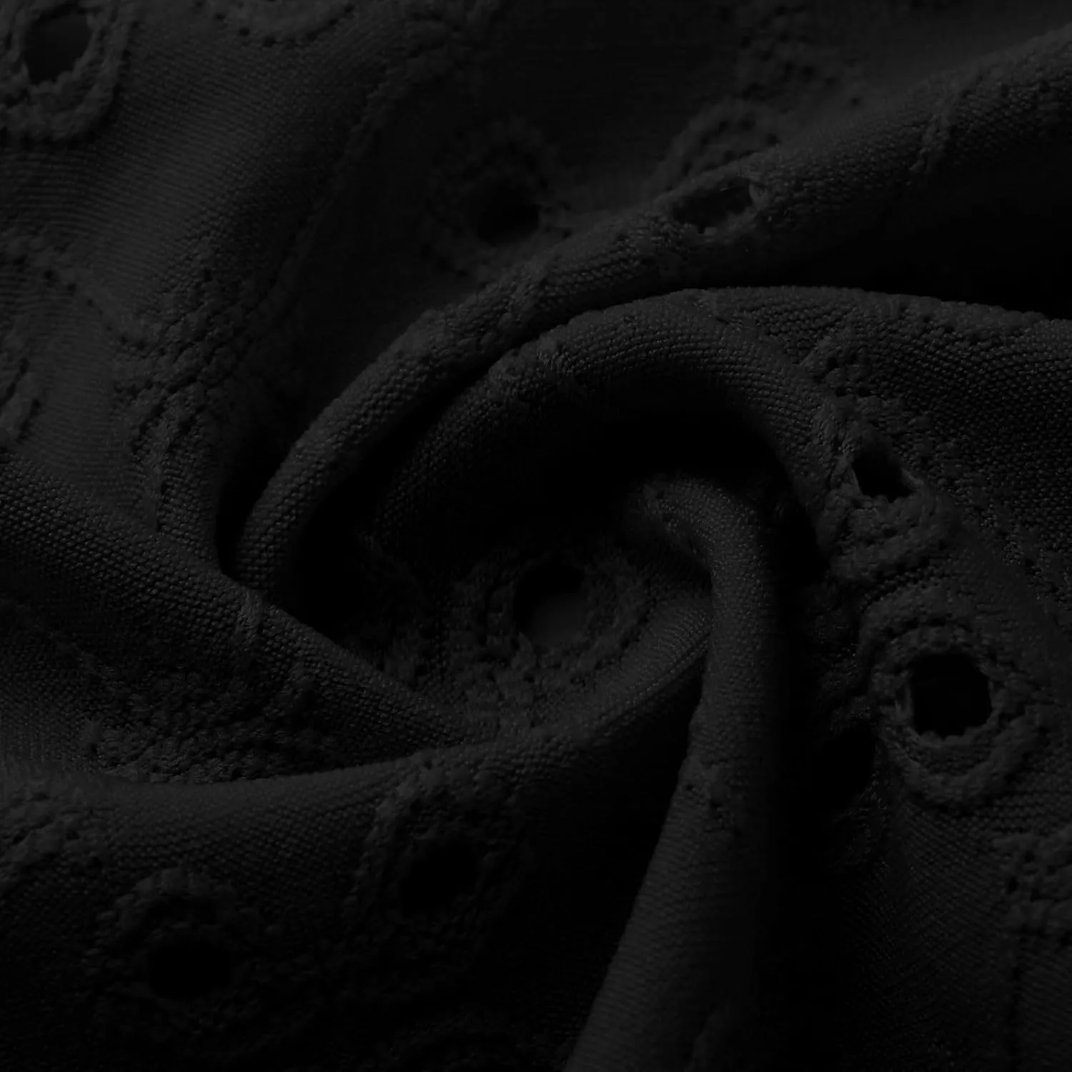 HGps8w Lightweight Summer Eyelet Cardigans for Women Open Front Hollow Ruffle Half Sleeve Kimono Cover Ups
