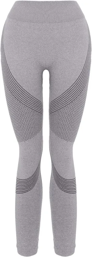 High Waist Knit Seamless Yoga Pants for Women Striped Ruched Butt Lifting Tights Breathable Outdoor Running Fitness Leggings