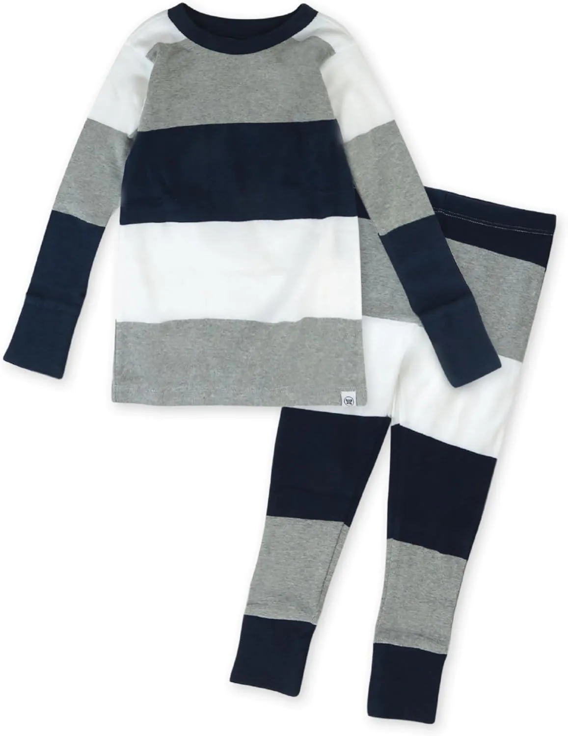 HonestBaby 2-Piece Pajamas Sleepwear PJs 100% Organic Cotton for Baby, Toddler, Kids, Boy
