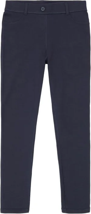 IZOD Girls' School Uniform Sensory-Friendly Jegging, Soft Fabric with Flattened Seams, Tagless