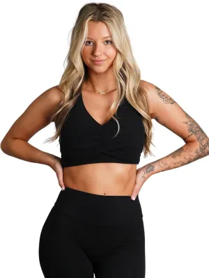 Jed North Women's High Waisted Scrunch Booty Athletic Leggings with Back Pockets & Women Athletic Gym Sports Bra