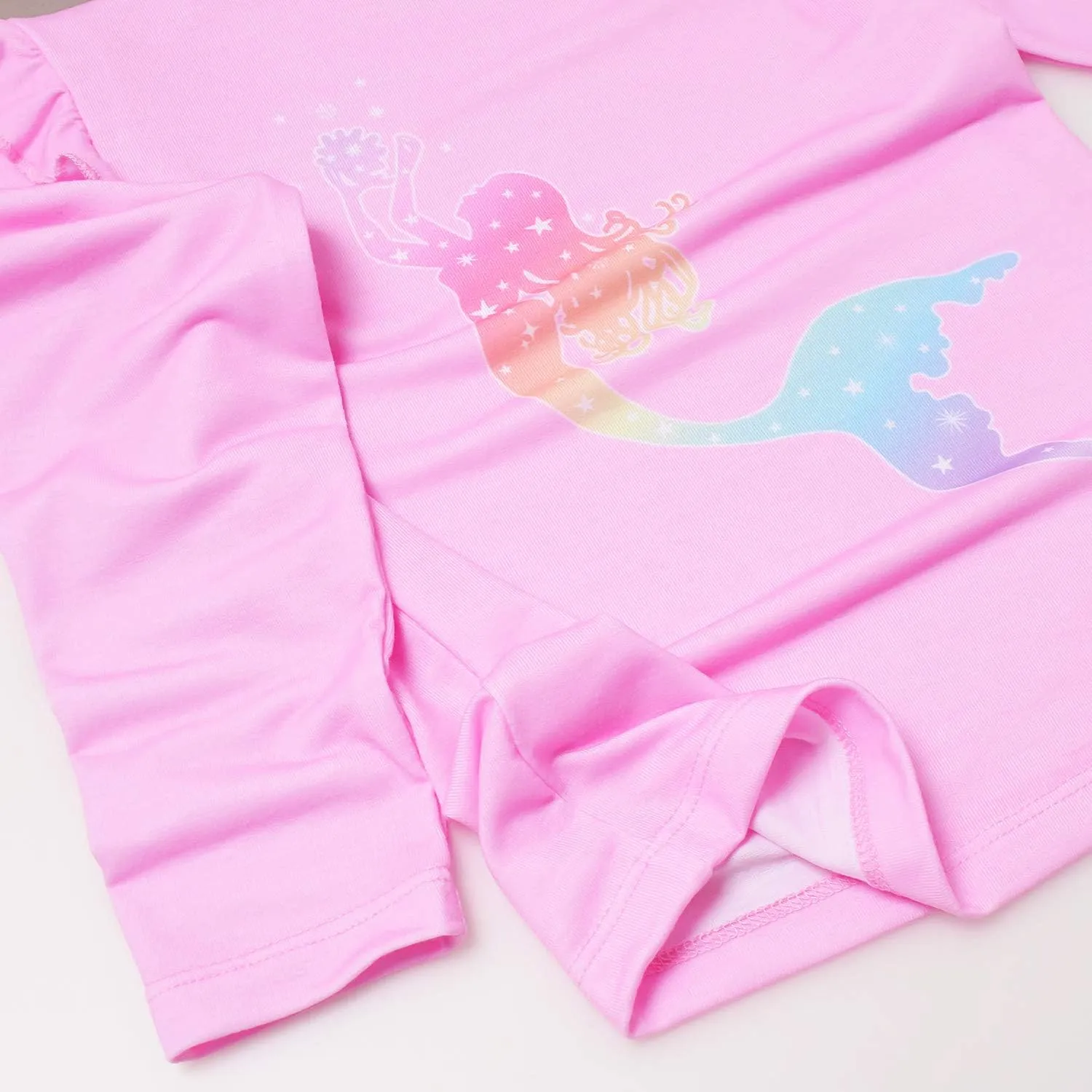 Jxstar Girls Pajamas Pjs Set Flutter Sleeve Sleepwear Kids Fall Winter Cotton Night Clothes