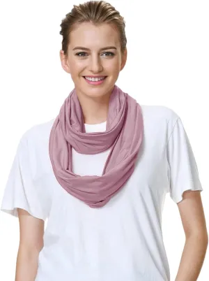 Lina & Lily Premium Modal Jersey Knit Women's Infinity Scarf Loop Lightweight