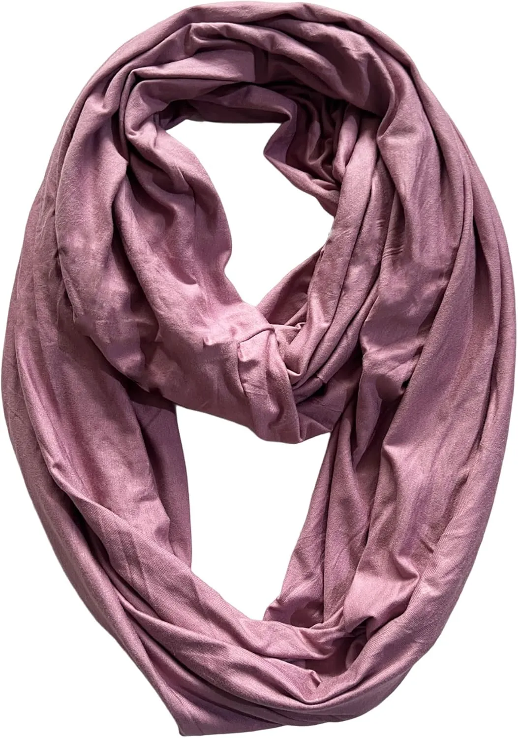 Lina & Lily Premium Modal Jersey Knit Women's Infinity Scarf Loop Lightweight