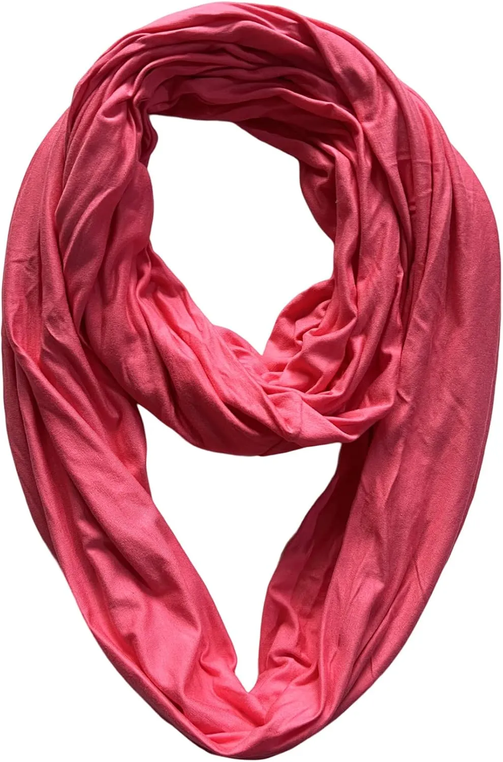 Lina & Lily Premium Modal Jersey Knit Women's Infinity Scarf Loop Lightweight