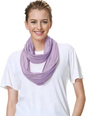 Lina & Lily Premium Modal Jersey Knit Women's Infinity Scarf Loop Lightweight
