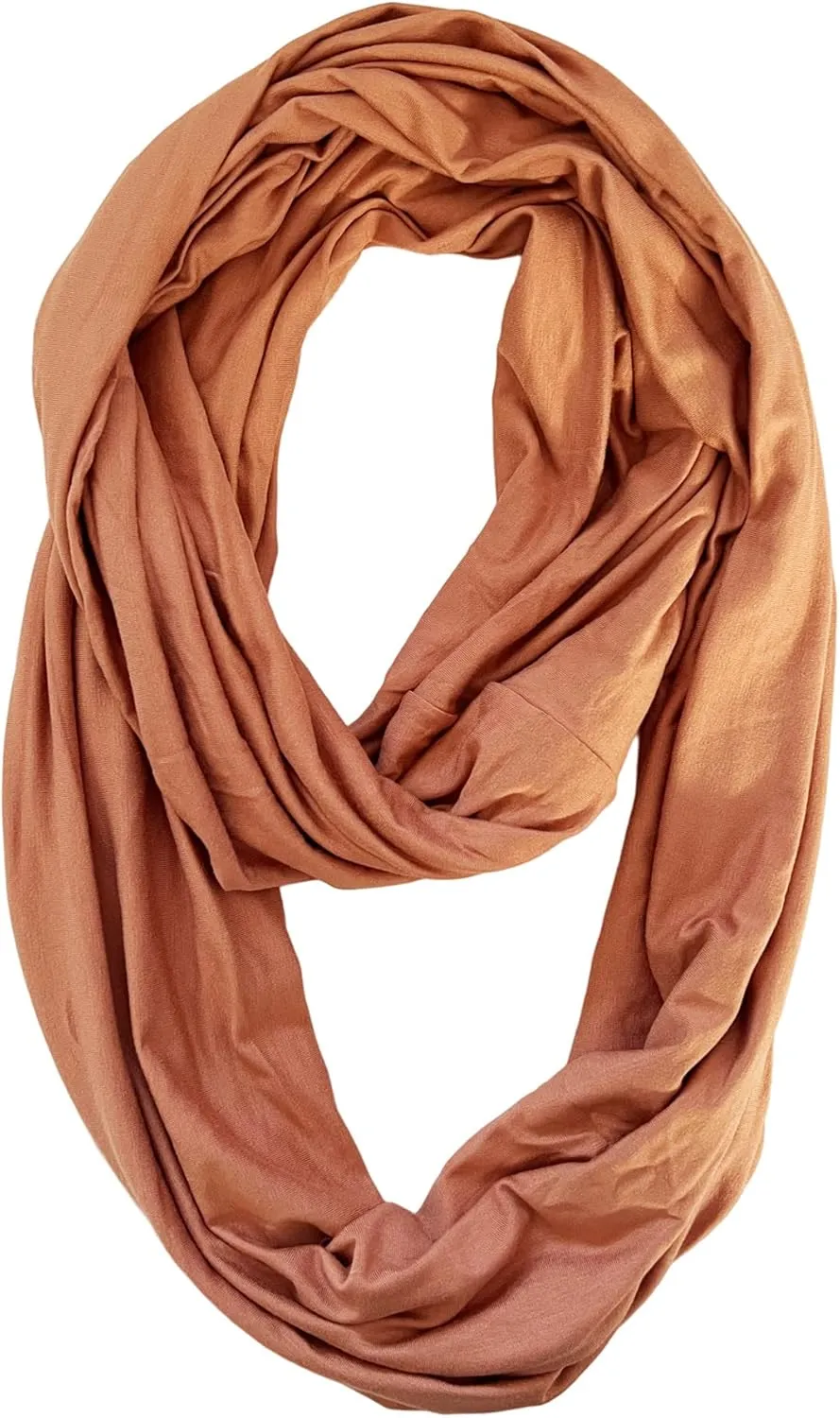 Lina & Lily Premium Modal Jersey Knit Women's Infinity Scarf Loop Lightweight