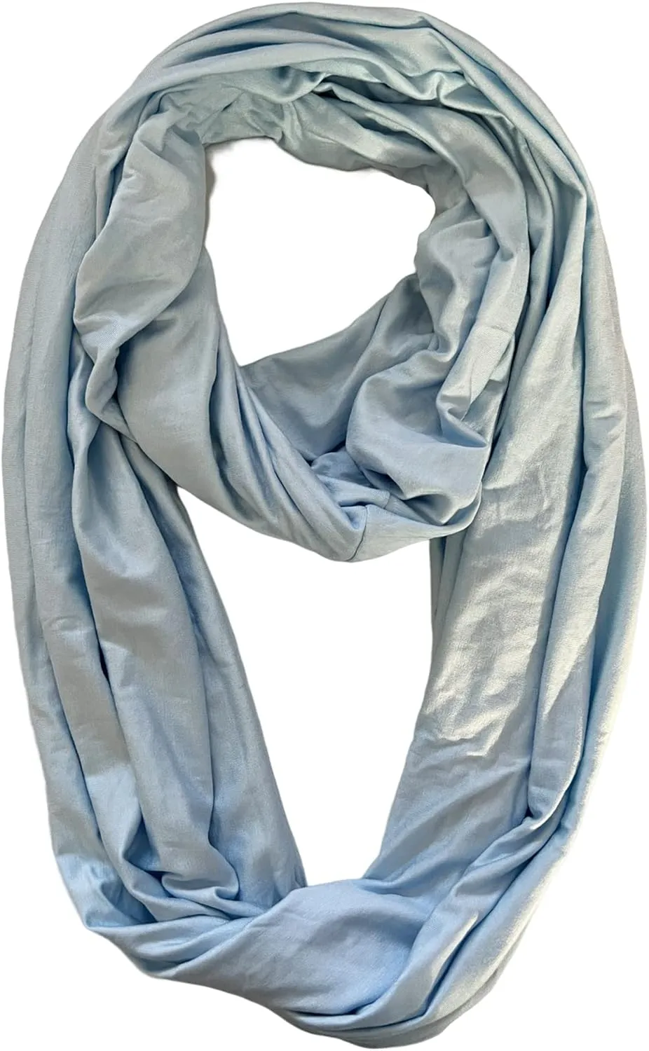 Lina & Lily Premium Modal Jersey Knit Women's Infinity Scarf Loop Lightweight