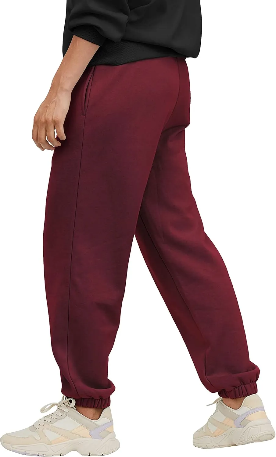 Ma Croix Mens Lightweight Sweatpants with Pockets Elastic Waist Fleece Jogger