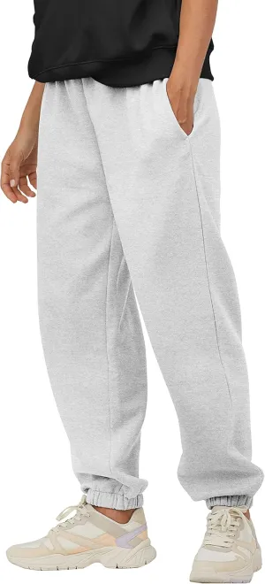 Ma Croix Mens Lightweight Sweatpants with Pockets Elastic Waist Fleece Jogger