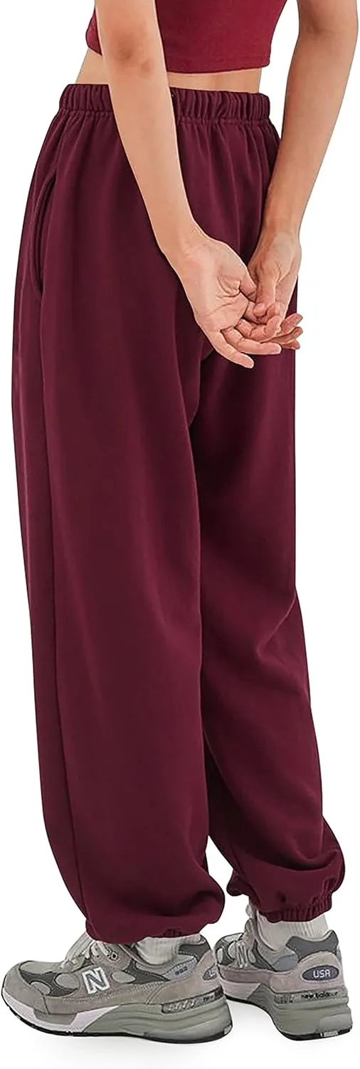 Ma Croix Mens Lightweight Sweatpants with Pockets Elastic Waist Fleece Jogger