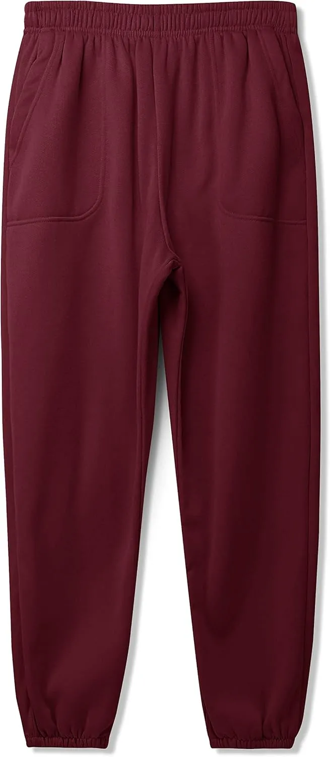 Ma Croix Mens Lightweight Sweatpants with Pockets Elastic Waist Fleece Jogger