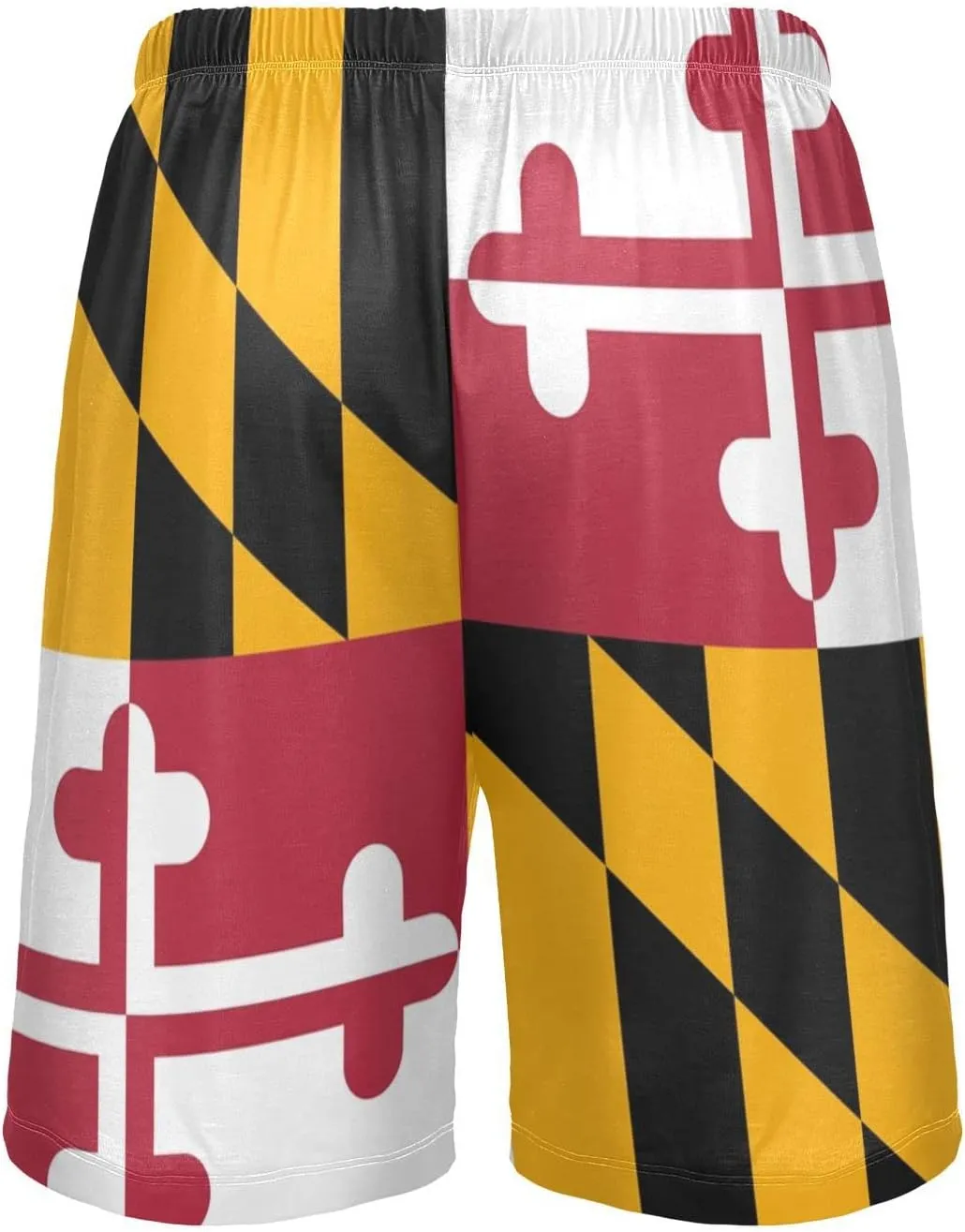 Maryland Flag USA State Flag Men's Pajama Pants Shorts Sleepwear Lounge Pajama Bottoms