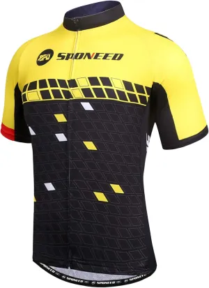 Men Bike Jersey Short Sleeve Road Cycling Shirts Biking Tops Moisture Wicking