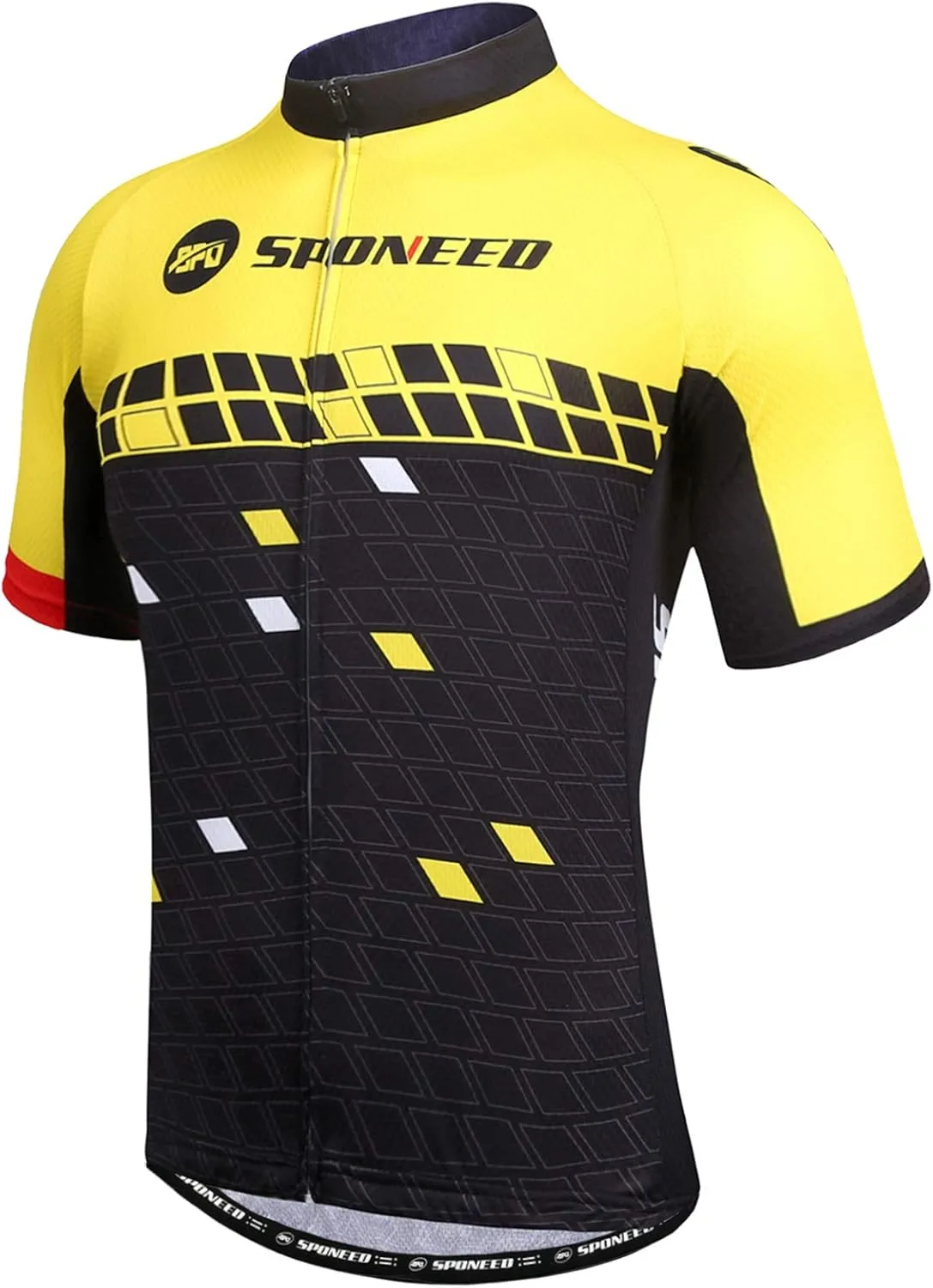 Men Bike Jersey Short Sleeve Road Cycling Shirts Biking Tops Moisture Wicking