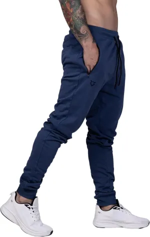 Men's Active Premium Quality Workout Joggers, Sweatpants with Zipper Pocket, Adjustable Drawstring, S-XXL