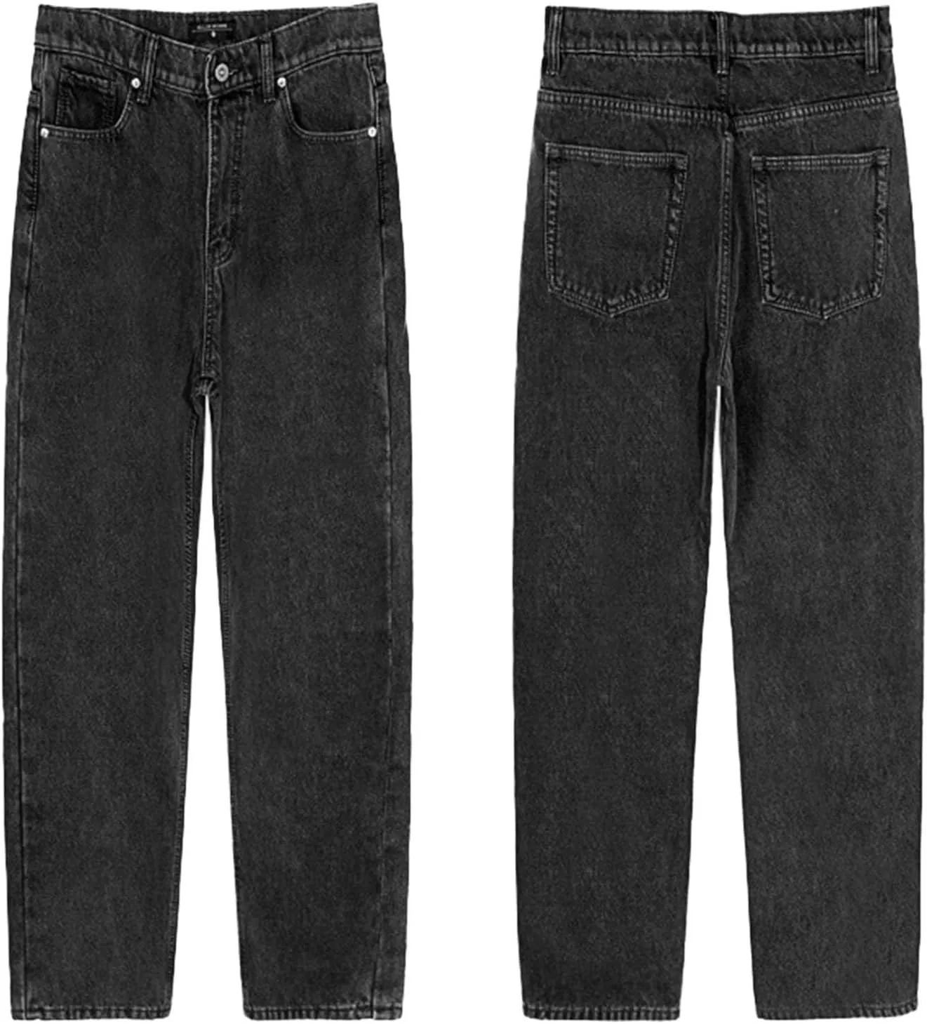 Men's Baggy Jeans Y2k Loose Fit 90s Hip Hop Casual Baggy Fit Denim Pants Fashion Straight Leg Plain Streetwear Jeans