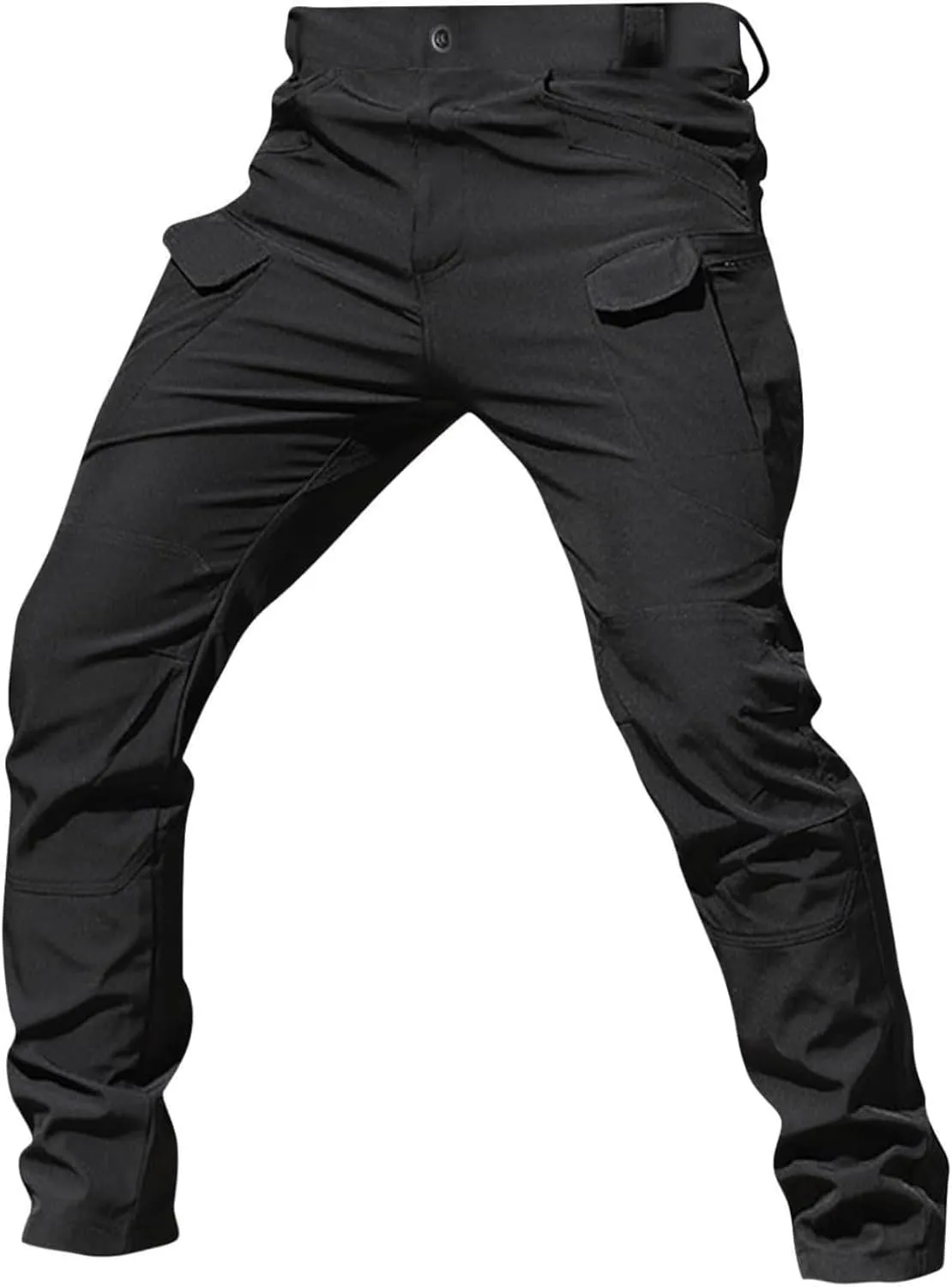 Men's Cargo Pants Stretch Tactical Pants Multi Pockets Hiking Ripstop Stretch Stylish Slim Fit Trousers 2025
