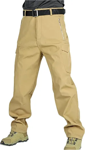Mens Cargo Pants Stretch Work Tactical Pants Multi Pockets Ripstop Flex Baggy Hiking Pants Outdoor Stretch Long Pants