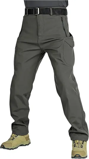Mens Cargo Pants Stretch Work Tactical Pants Multi Pockets Ripstop Flex Baggy Hiking Pants Outdoor Stretch Long Pants