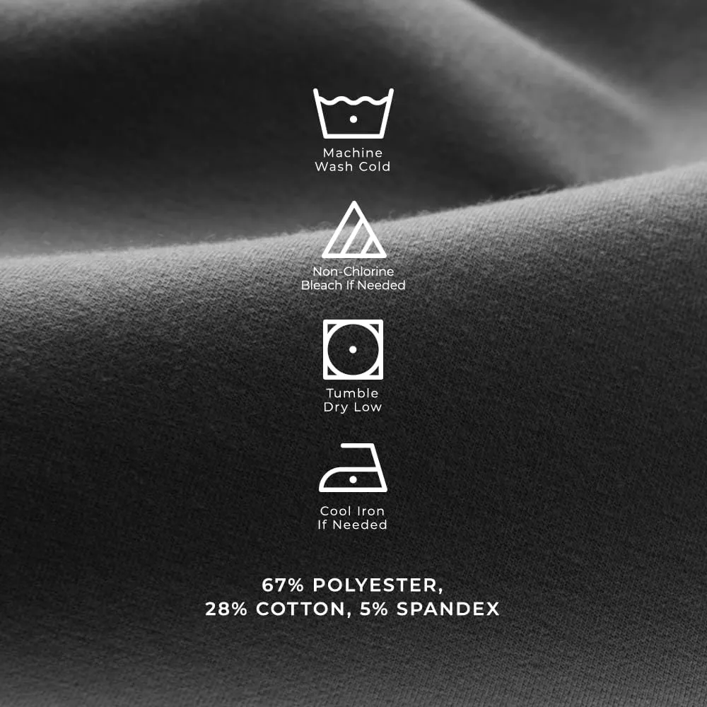Men's Drop-Cut V-Neck  Plain Tshirts for Men  Soft Polyester, Cotton, Spandex  Moisture Wicking, Wrinkle Resistant