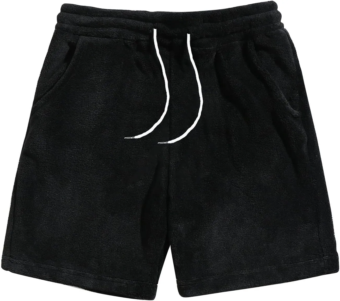 Mens Lounge Shorts Fleece Spring Fall Summer Casual Shorts Soft Touch Comfy Sleepwear PJ Bottoms