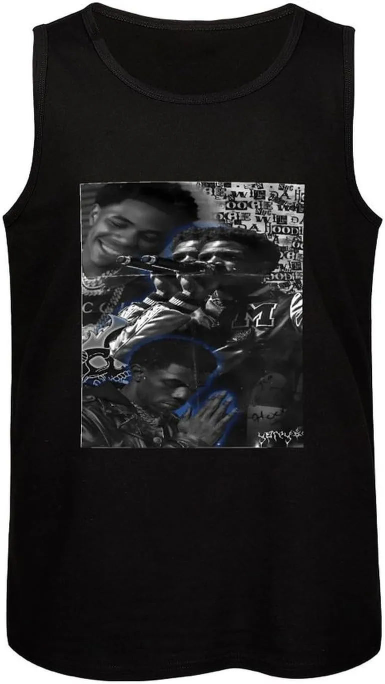 Men's Moisture-Wicking Sleeveless Shirt Durable Athletic Tank Trendy Basic Tank Top