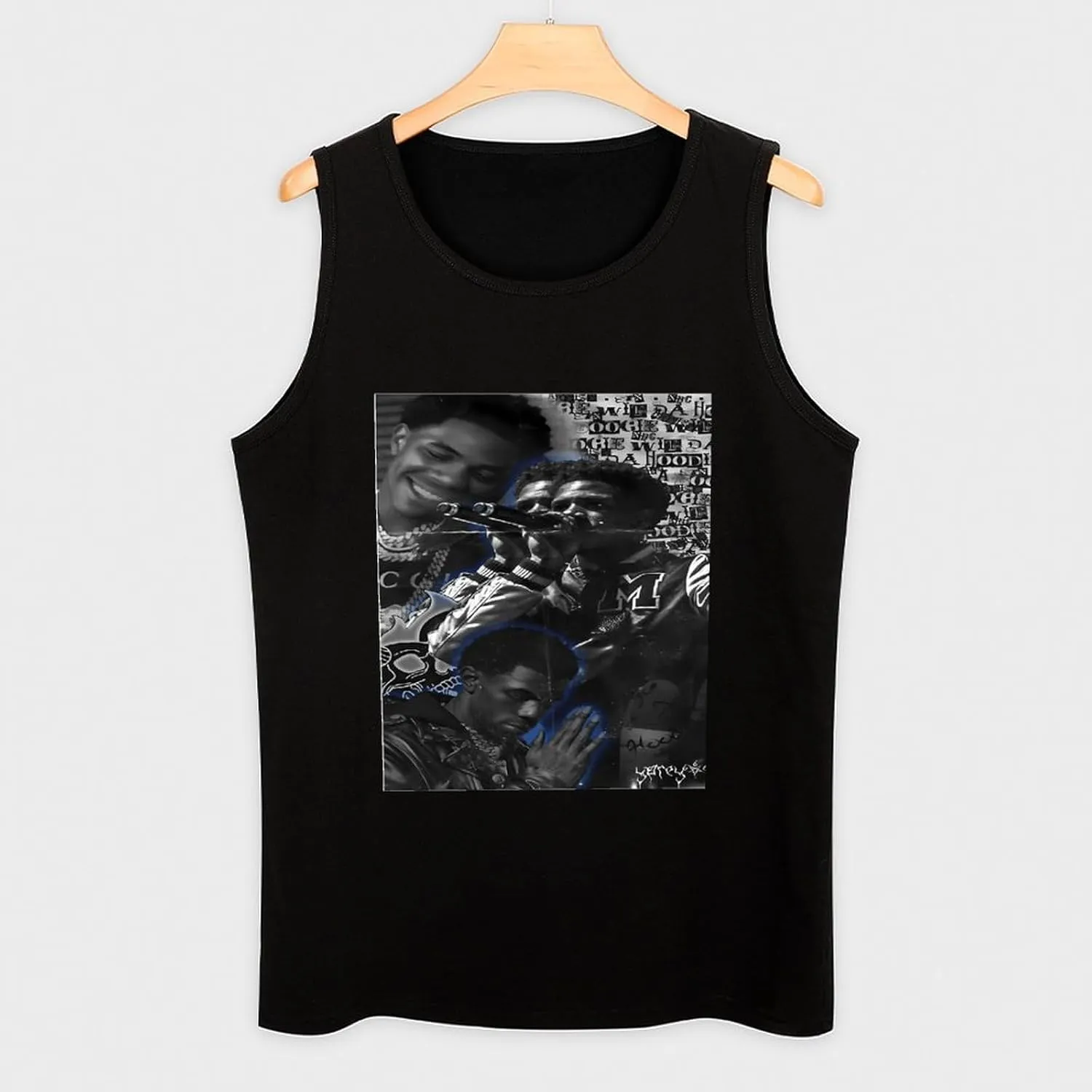 Men's Moisture-Wicking Sleeveless Shirt Durable Athletic Tank Trendy Basic Tank Top