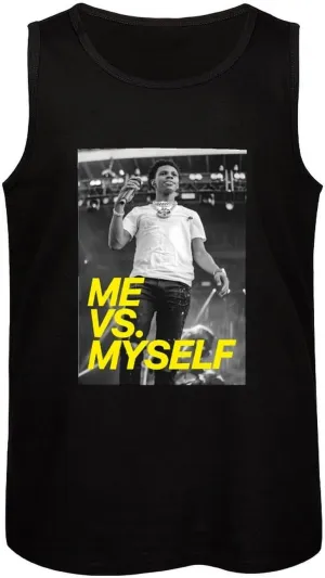 Men's Moisture-Wicking Sleeveless Shirt Durable Athletic Tank Trendy Basic Tank Top