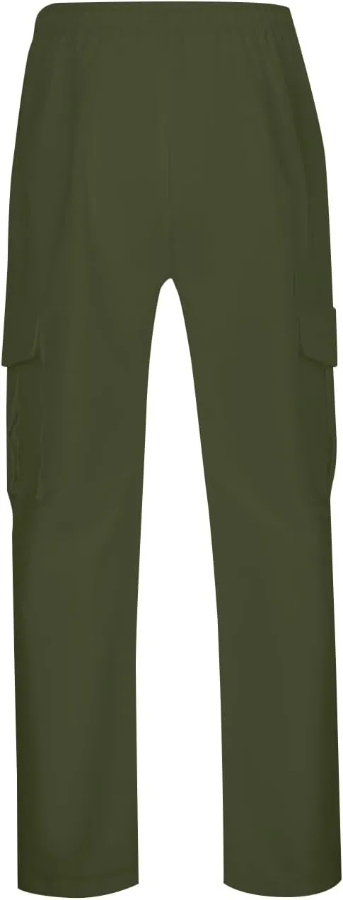 Mens Pants Stretch Workout Outdoor Water Resistant Casual Sweatpants Fishing Drawstring Ripstop Joggers