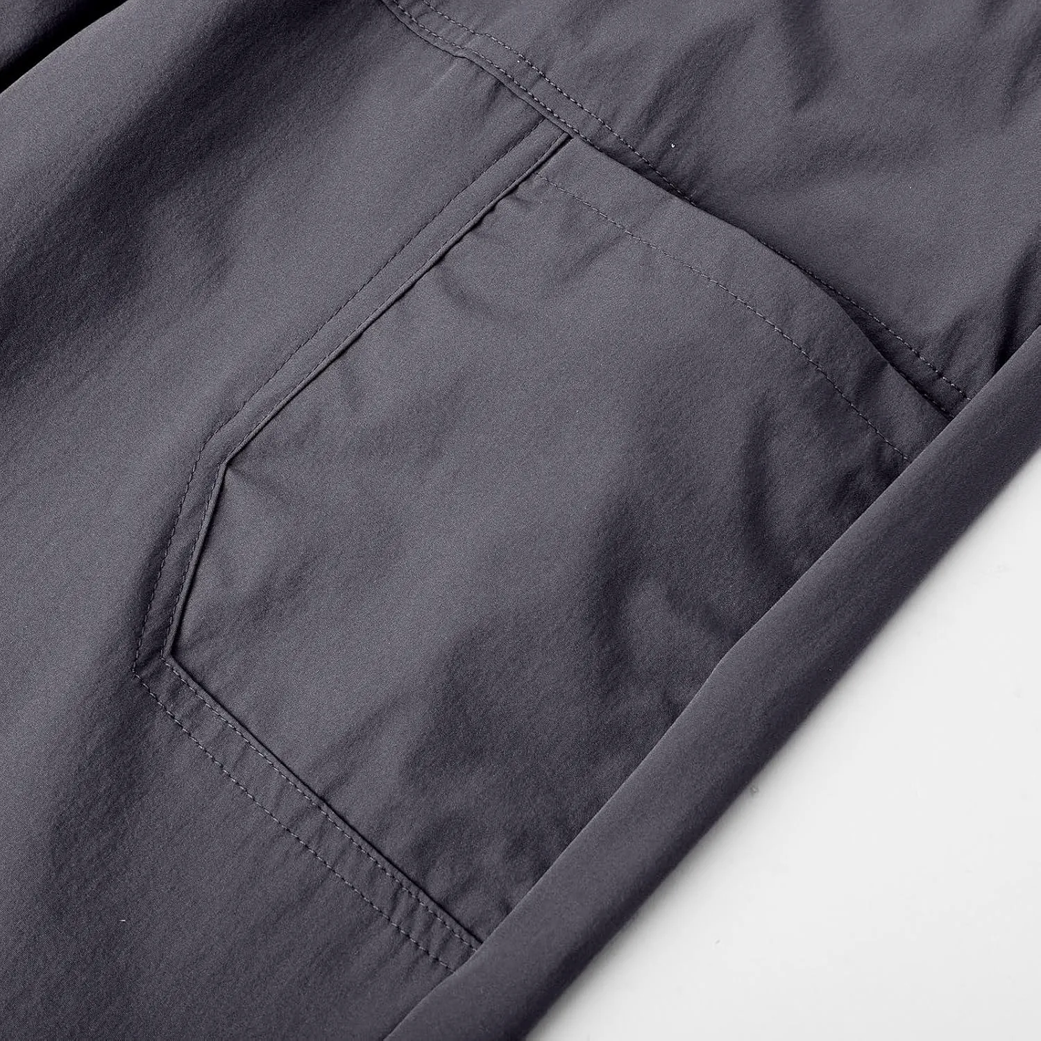 Men's Summer Pants Solid Color Elastic Waist Drawstring Pocket Slim Leg Breathable Loose Elasticity Fresh Trousers