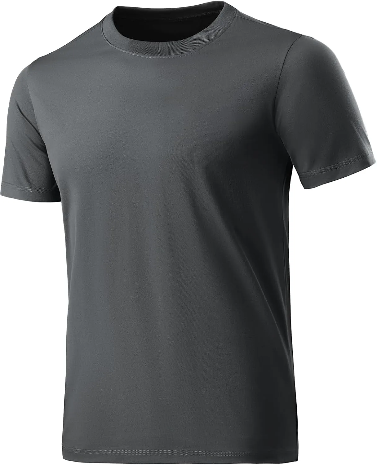 Men's T-Shirts Soft Lightweight Short Sleeve Tee, Crew Neck Moisture Wicking Shirt for Casual Running Workout Swim