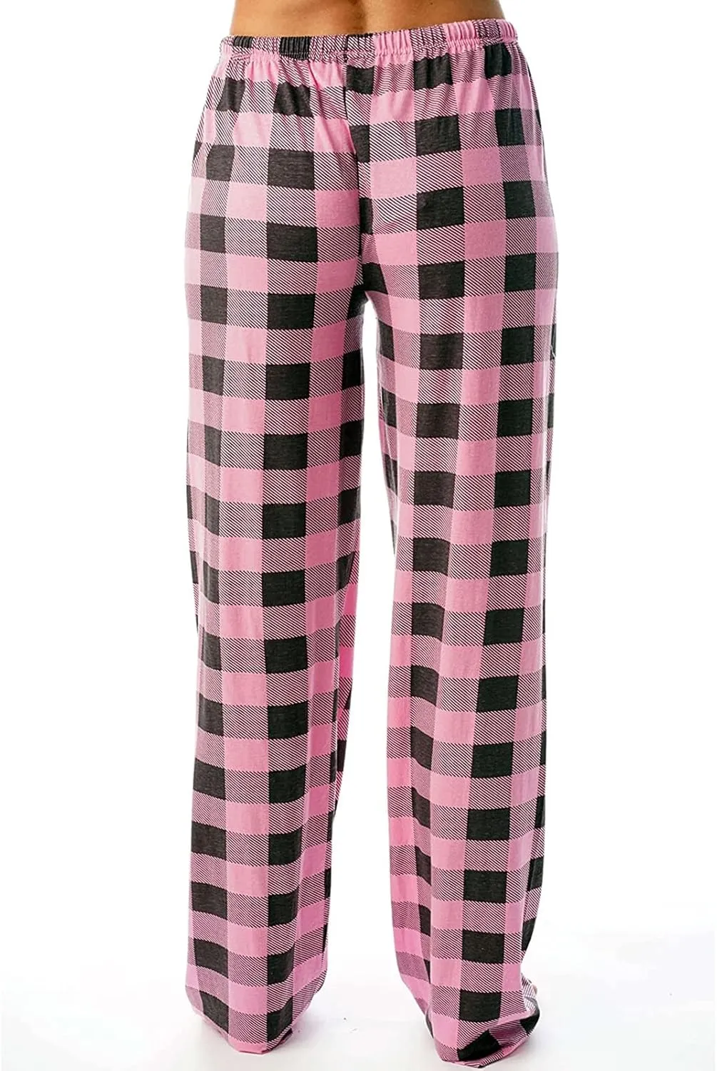 Pajama Pants Plaid Christmas Pajamas Pants for Women Wide Leg Pants Drawstring Pajama Bottoms Comfy Women's Sleepwear