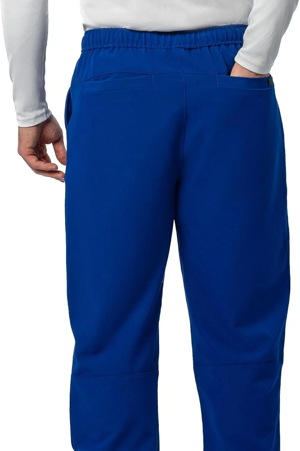 Peelz Ray 4-Pocket Elastic Bottom Scrub Pants for Men - Elastic Waistband, Soft Fabric Men's Scrubs, Classic Fit