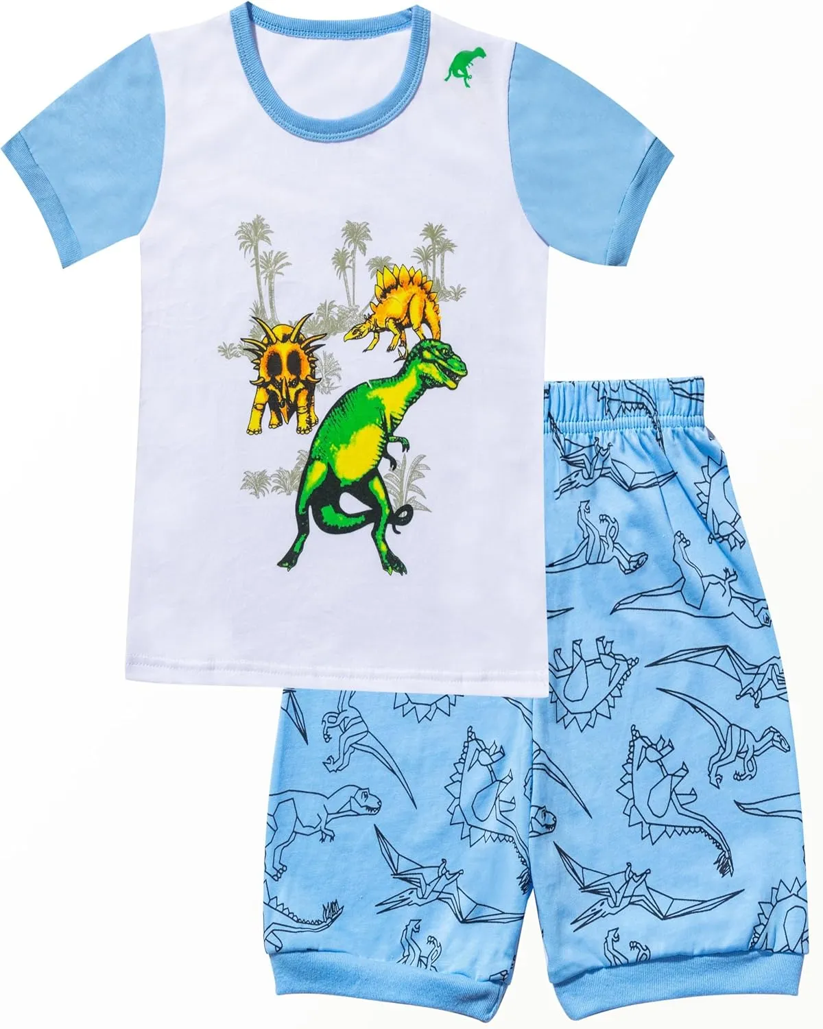 Qtake Fashion Boys Pajamas Sets Toddler PJS Children Sleepwear Kids Clothes Size 2T-12 Years