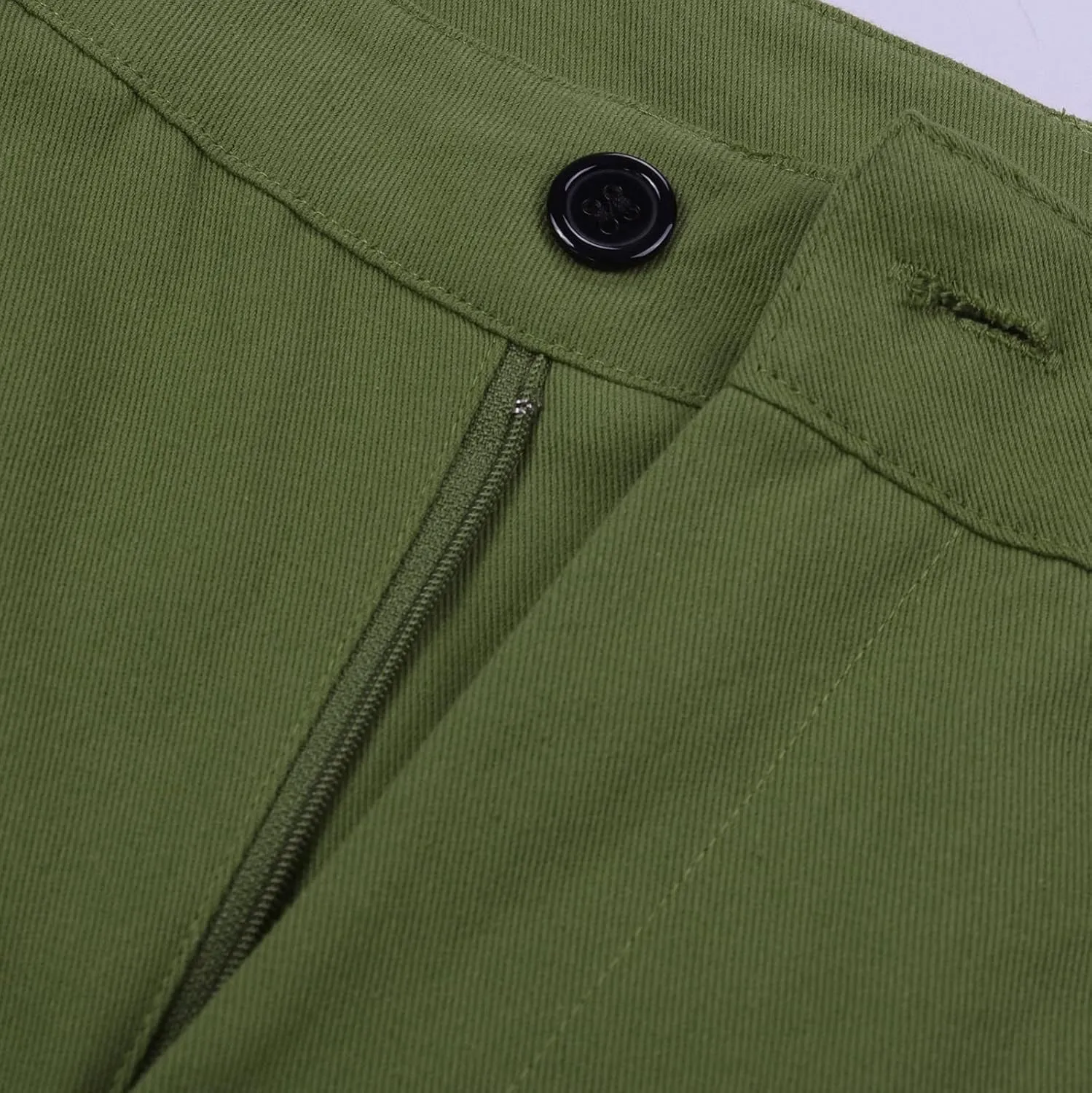 QWENTMTNTY Cargo Pants for Men Baggy Stretch Elastic Waist Straight Chino Pants Drawstring Casual Tactical Hiking Work Pants