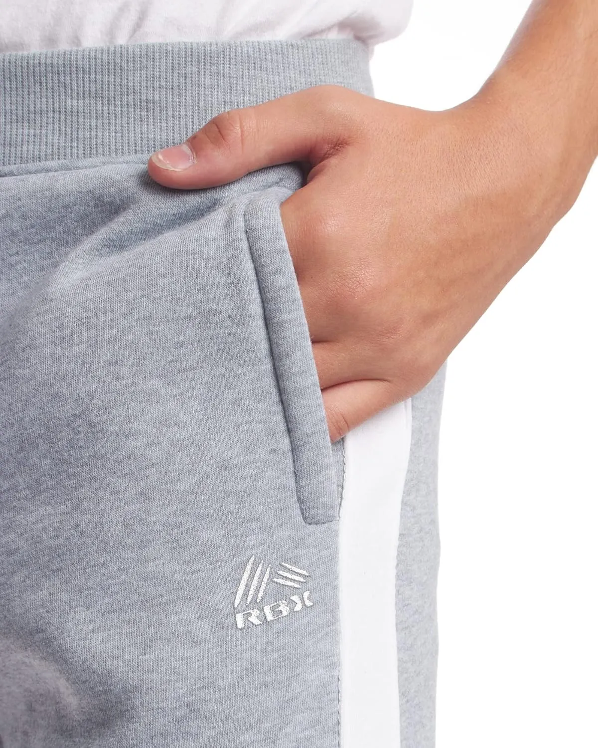 RBX Boys' Active Sweatpants - 2 Pack Performance Fleece Basic Jogger Track Pants - Athletic Pants for Boys (8-20)
