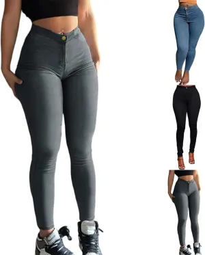Skinny Jeans for Women High Waist Stretchy Colombian Butt Lifting Jeans Trendy Slim Fit Curvy Denim Leggings